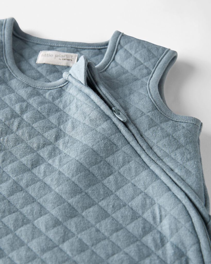 slide 2 of 4, Littleplanet Baby Double Knit Sleep Sack Blue Creek L, 1 ct