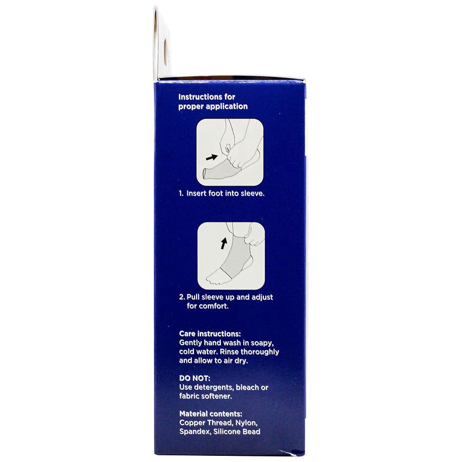 slide 4 of 4, Walgreens Medium/Large Compression Ankle Sleeve, 1 ct