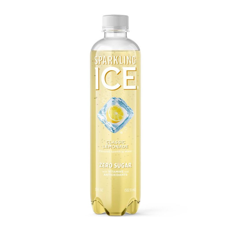 slide 1 of 6, Sparkling Ice Classic Lemonade - 17 fl oz Bottle, 17 fl oz