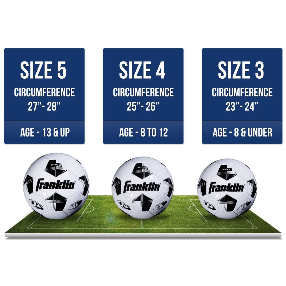 slide 2 of 2, Franklin Sports All Weather Youth Size 3 Soccer Ball, 1 ct