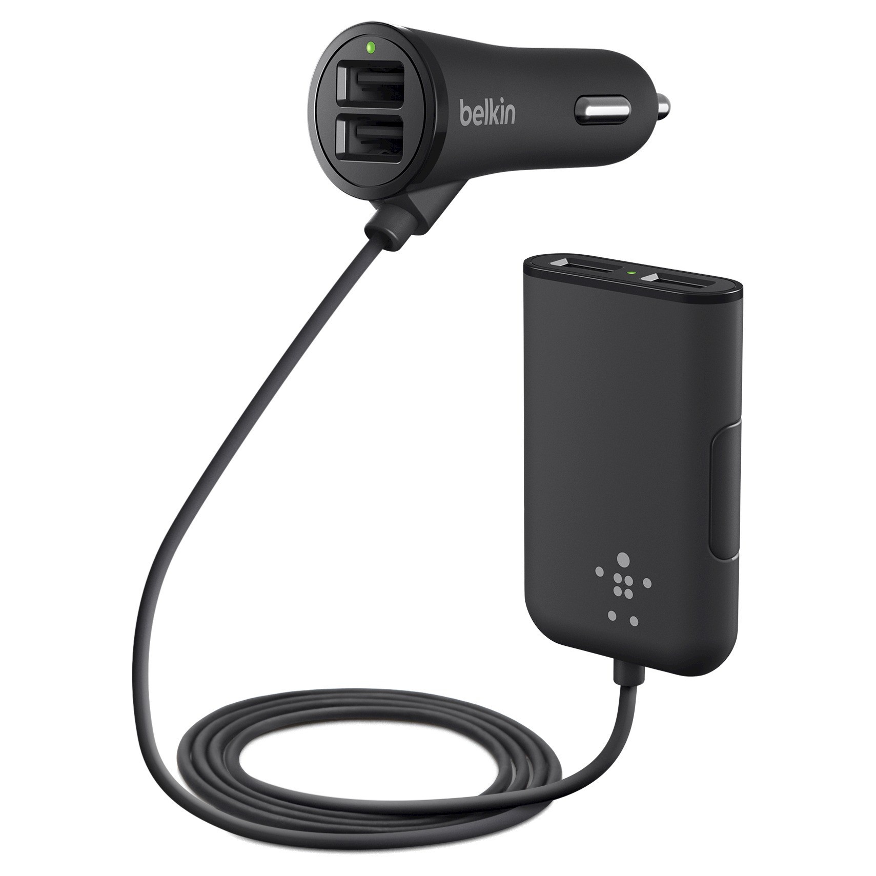 slide 1 of 5, Belkin Car Charger with 4 Ports, 1 ct