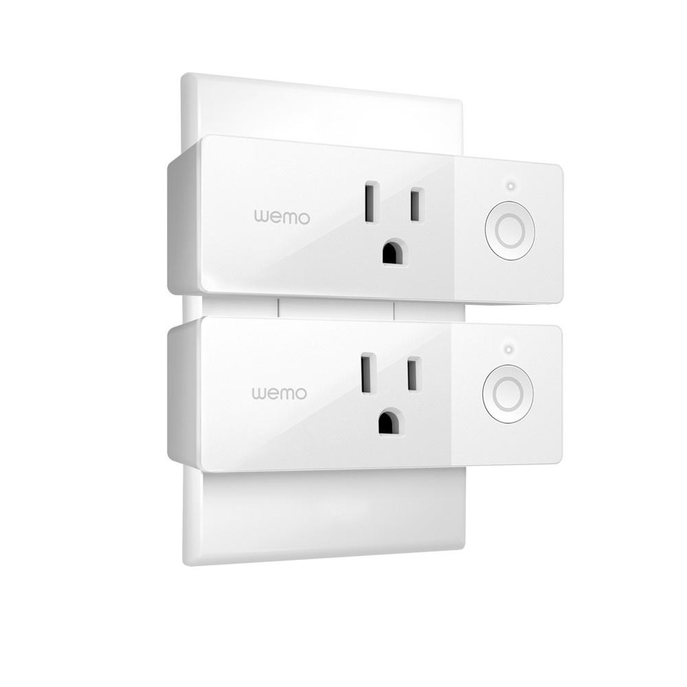 slide 7 of 9, WEMO Mini Smart Outlet Plug Wi-Fi Enabled - White (F7C063), 1 ct