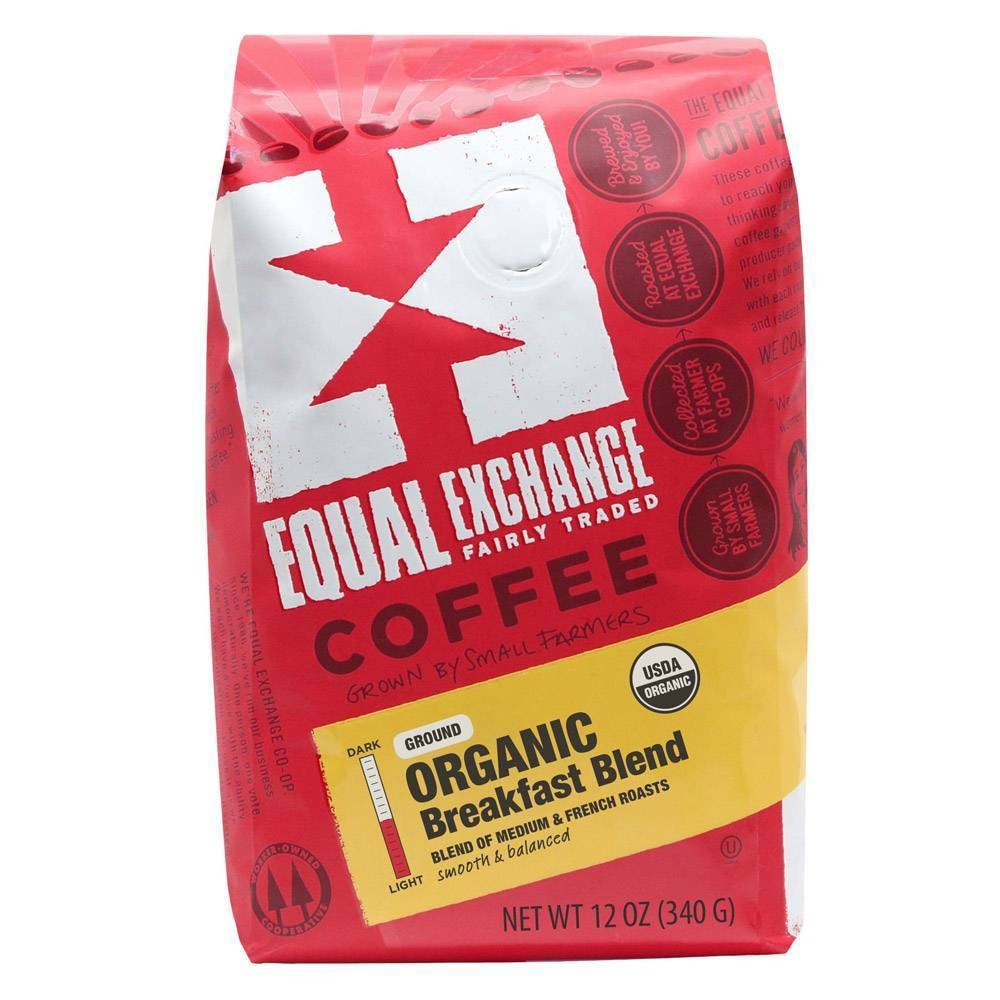 slide 1 of 5, Equal Exchange Organic Breakfast Blend Medium Roast Ground Coffee, 12 oz