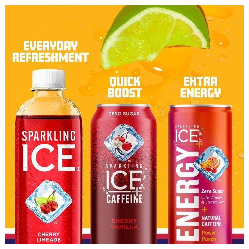 slide 6 of 6, Sparkling Ice Cherry Limeade - 17 fl oz Bottle, 17 fl oz