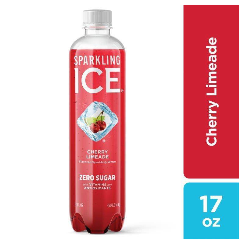 slide 1 of 6, Sparkling Ice Cherry Limeade - 17 fl oz Bottle, 17 fl oz