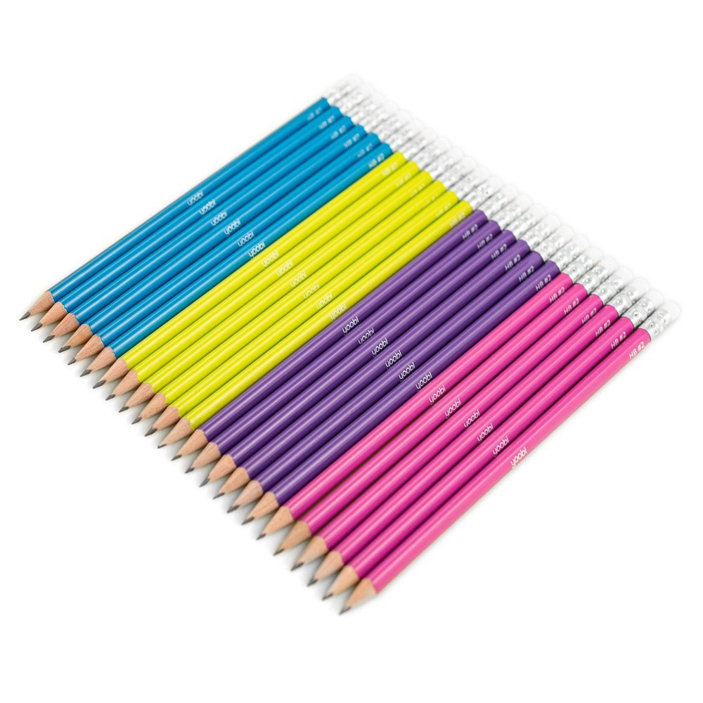 slide 3 of 4, Triangle #2 Pencils Pre-sharpened Multicolor, 24pk - Yoobi, 24 ct