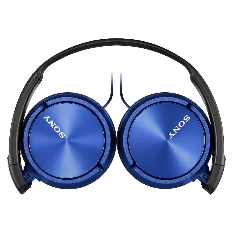 slide 2 of 2, Sony MDR-ZX310AP ZX Series Wired On-Ear Headphones with Mic - Blue, 1 ct