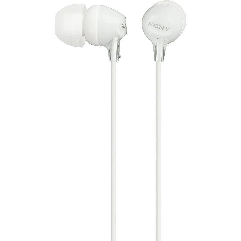 slide 2 of 2, Sony MDREX15LP In-Ear Wired Earbuds - White, 1 ct