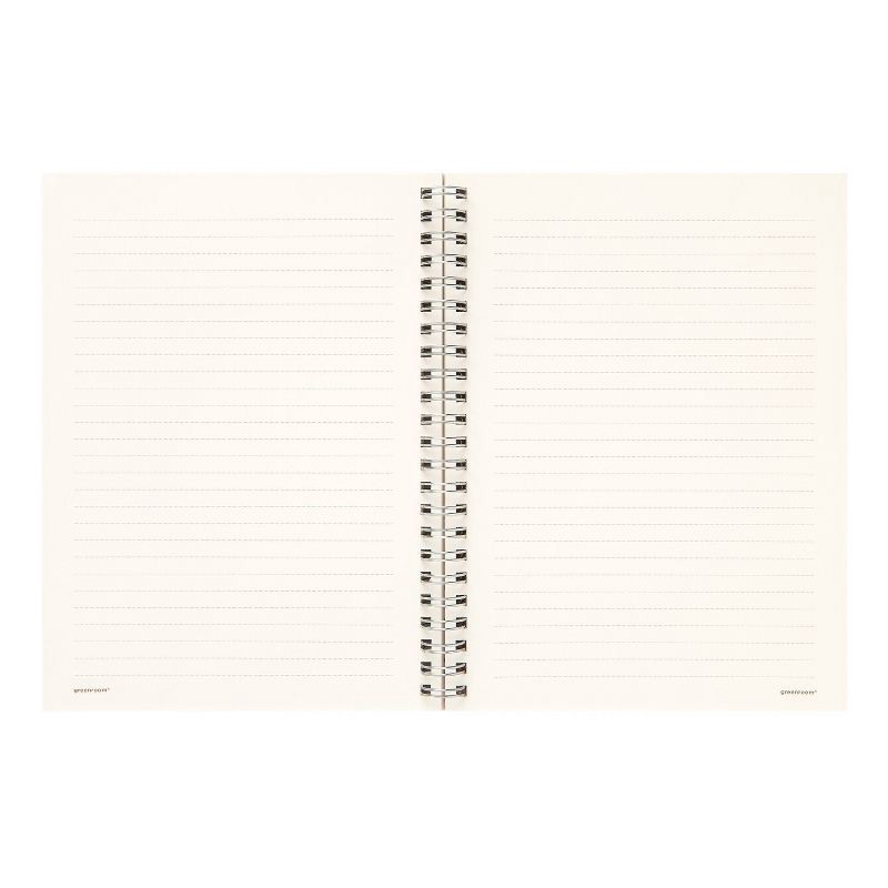 slide 4 of 12, greenroom 80pg Ruled Notebook 5.875"x8" Floral (Designs May Vary): Spiral Soft Cover Journal, Multicolor, 6x8 Inches, 1 ct