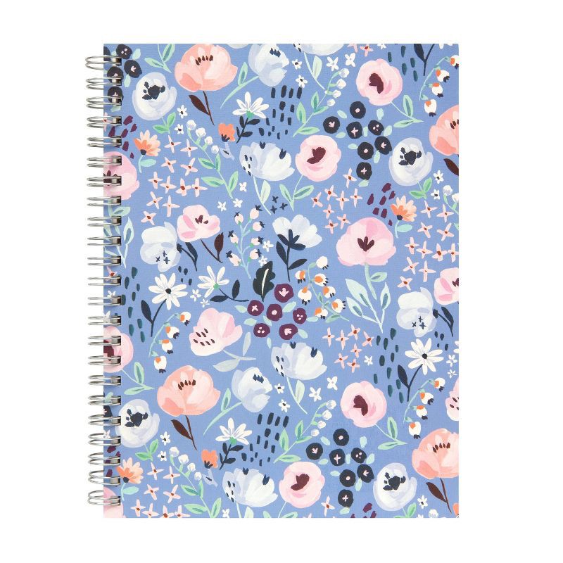 slide 6 of 12, greenroom 80pg Ruled Notebook 5.875"x8" Floral (Designs May Vary): Spiral Soft Cover Journal, Multicolor, 6x8 Inches, 1 ct