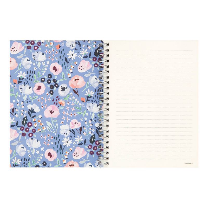 slide 7 of 12, greenroom 80pg Ruled Notebook 5.875"x8" Floral (Designs May Vary): Spiral Soft Cover Journal, Multicolor, 6x8 Inches, 1 ct