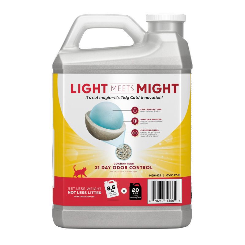 slide 2 of 8, Purina Tidy Cats Lightweight 24/7 Performance Low Dust Clumping Scoop Scented Cat & Kitty Litter for Multiple Cats - 8.5lbs, 8.5 lb