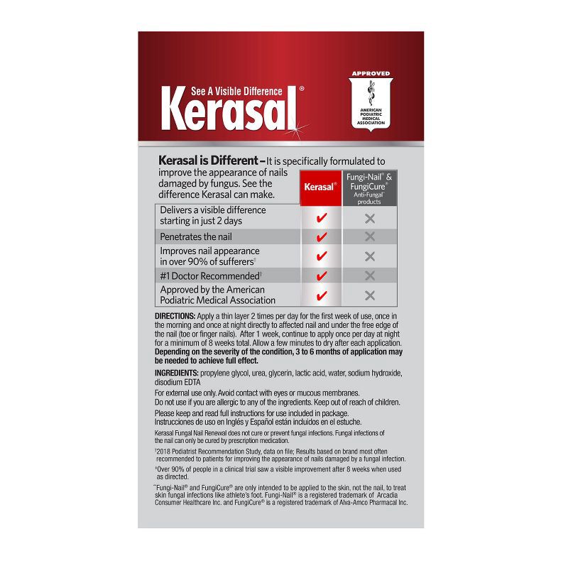 slide 3 of 5, Kerasal Fungal Nail Renewal Treatment - 0.33oz, 0.33 oz