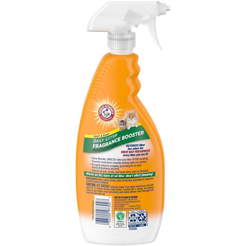 slide 2 of 6, Arm & Hammer Daily Litter Fragrance Booster Deodorizer for Cats - 21.5 fl oz, 21.5 fl oz