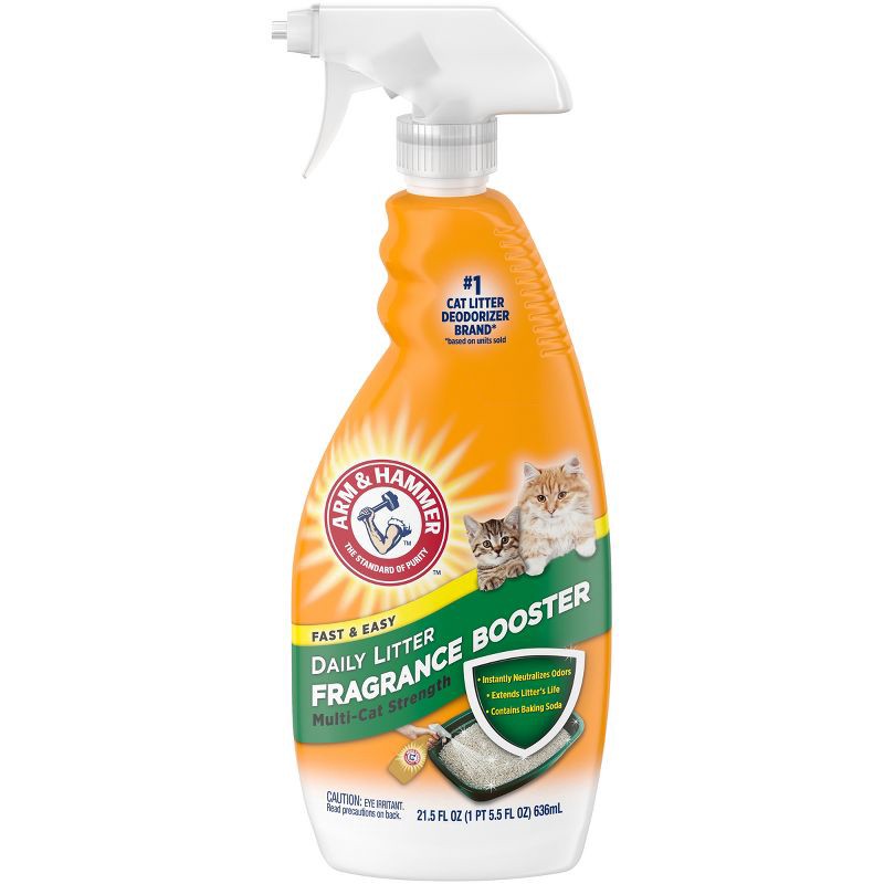 slide 1 of 6, Arm & Hammer Daily Litter Fragrance Booster Deodorizer for Cats - 21.5 fl oz, 21.5 fl oz