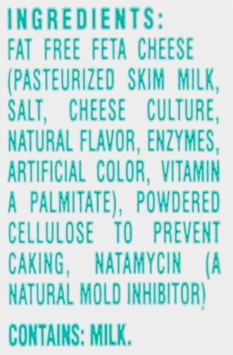 slide 8 of 9, Athenos Traditional Crumbled Fat Free Feta Cheese, 3.5 oz Tub, 3.5 oz