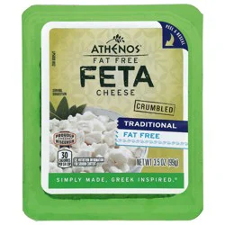 Athenos Fat Free Crumbled Traditional Feta Cheese