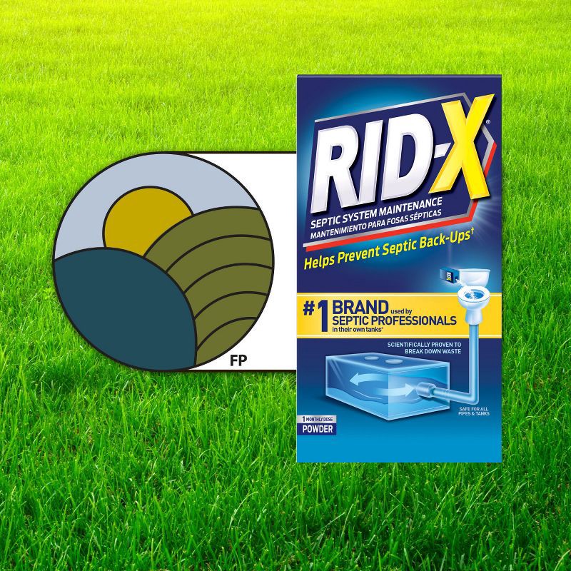 slide 5 of 6, RID-X Septic System Treatment and Maintenance - 9.8oz, 9.8 oz