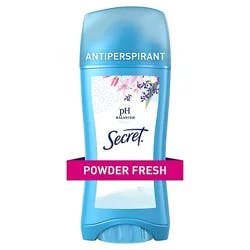 Secret Invisible Solid Antiperspirant And Deodorant Powder Fresh - 2.6 Oz