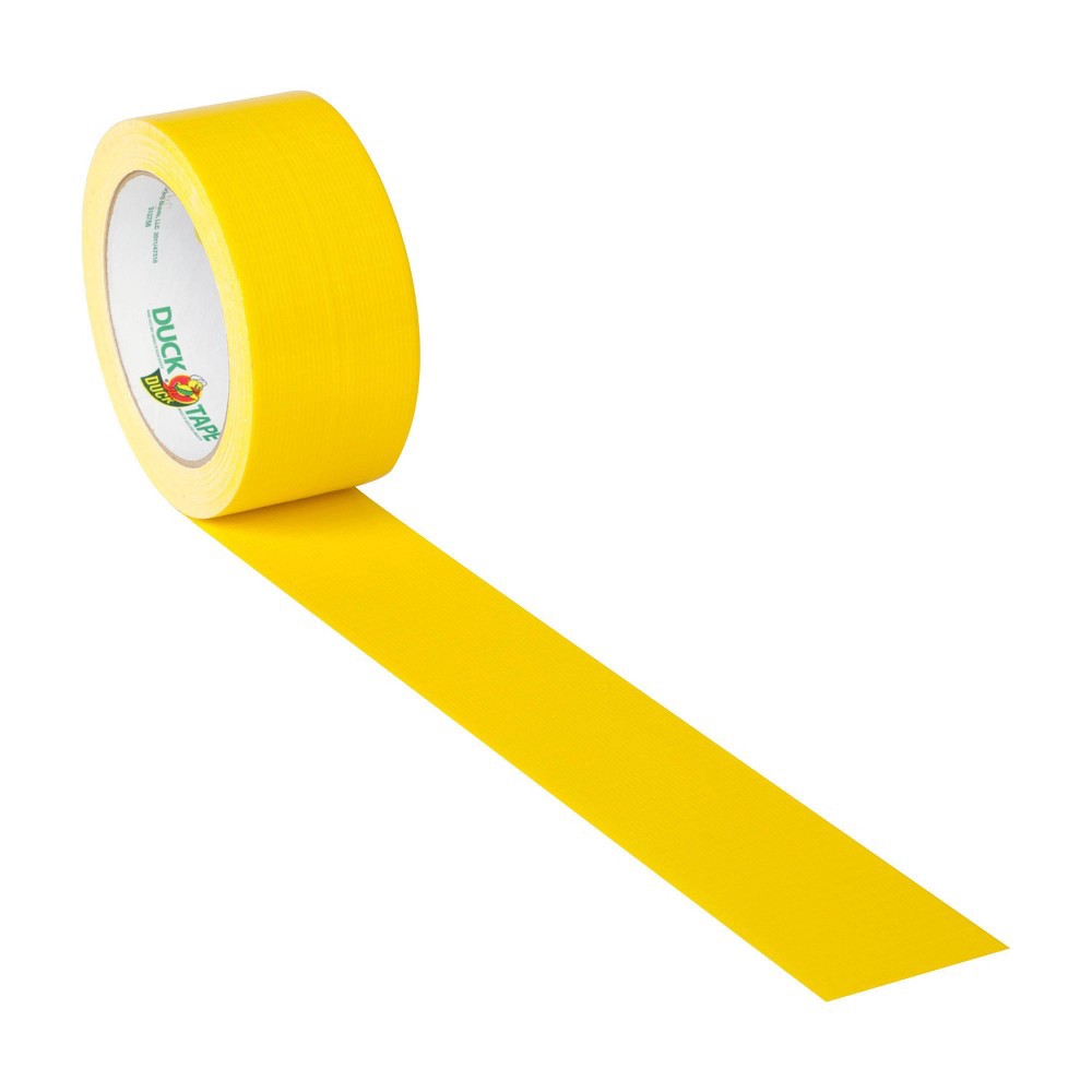 slide 6 of 8, Duck 1.88" x 20yd Duct Industrial Tape Yellow, 1 ct