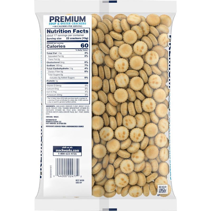 slide 6 of 6, Premium Original Soup and Oyster Crackers Lunch Snacks - 9oz, 9 oz