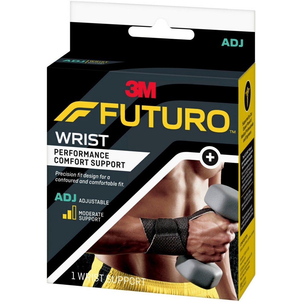 slide 5 of 6, FUTURO Performance Comfort Wrist Support, Adjustable, 1 ct