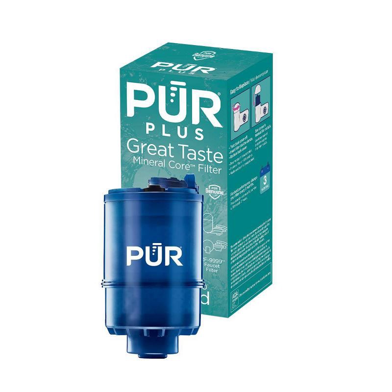 slide 3 of 5, PUR PLUS Mineral Core Faucet Mount Water Filter Replacement, 1 ct