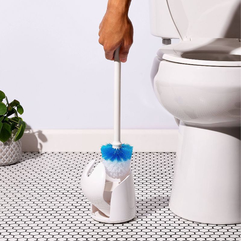 slide 5 of 8, OXO Compact Toilet Brush, 1 ct