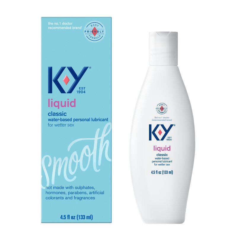 slide 1 of 7, K-Y Liquid Personal Liquid Lube - 4.5 fl oz, 4.5 fl oz