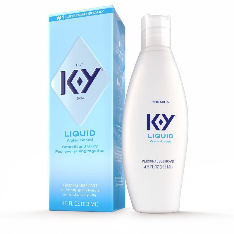 slide 1 of 11, K-Y Liquid Personal Liquid Lube - 4.5 fl oz, 4.5 fl oz