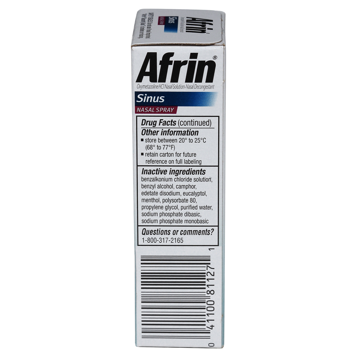 slide 7 of 8, Afrin Sinus Nasal Spray , 0.5 fl oz
