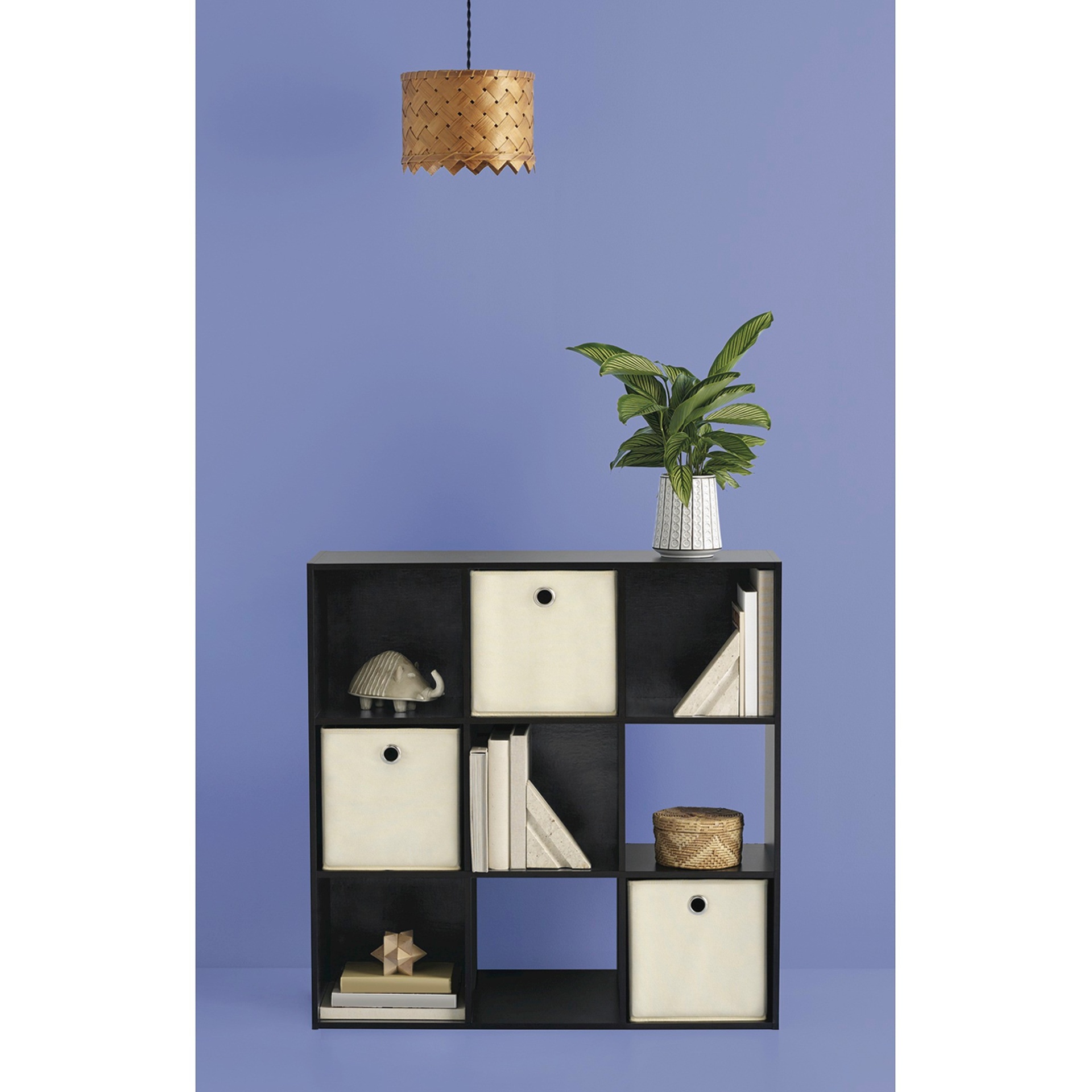 slide 1 of 4, 11" 9 Cube Organizer Shelf Espresso - Room Essentials, 1 ct