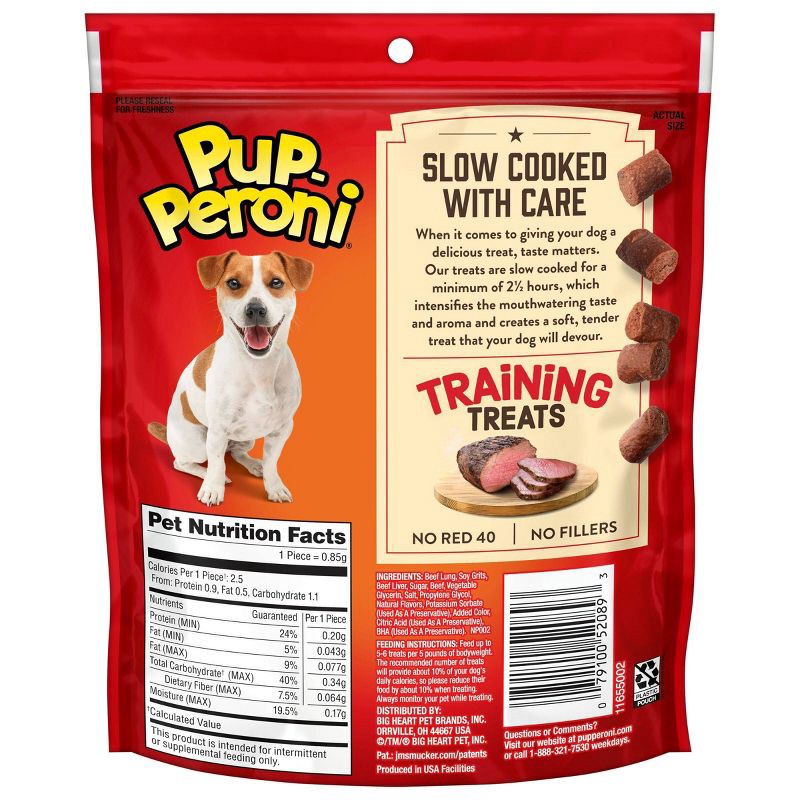 slide 2 of 7, Pup-Peroni Beef Flavor Training Dog Treats - 5.6oz, 5.6 oz