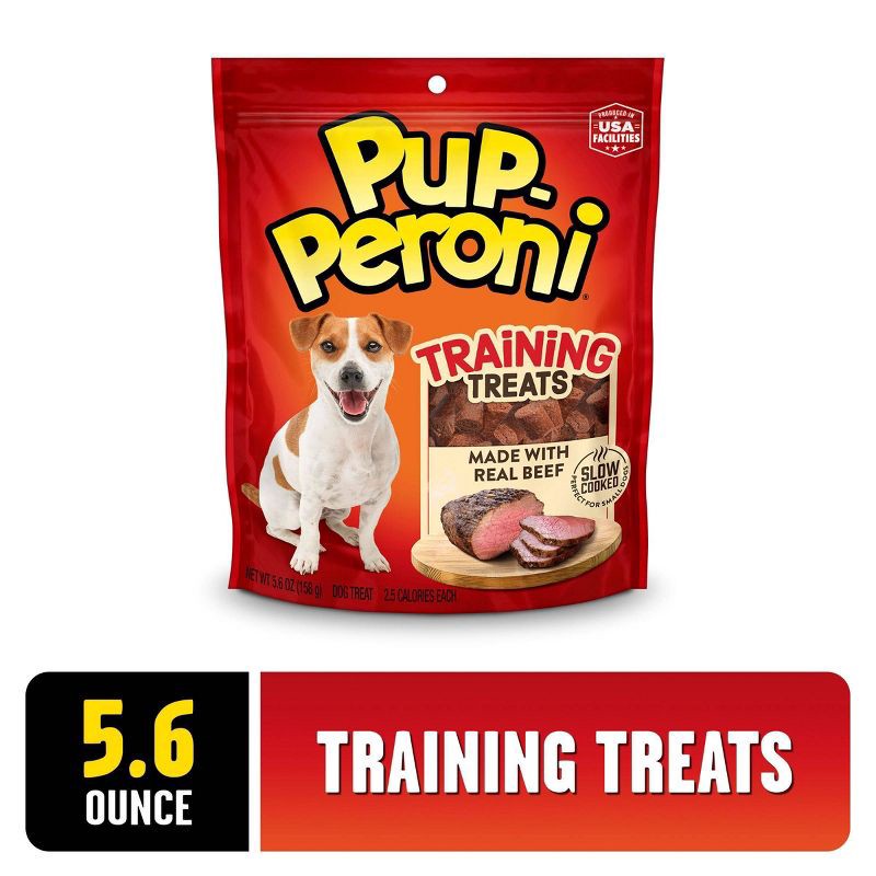 slide 3 of 7, Pup-Peroni Beef Flavor Training Dog Treats - 5.6oz, 5.6 oz
