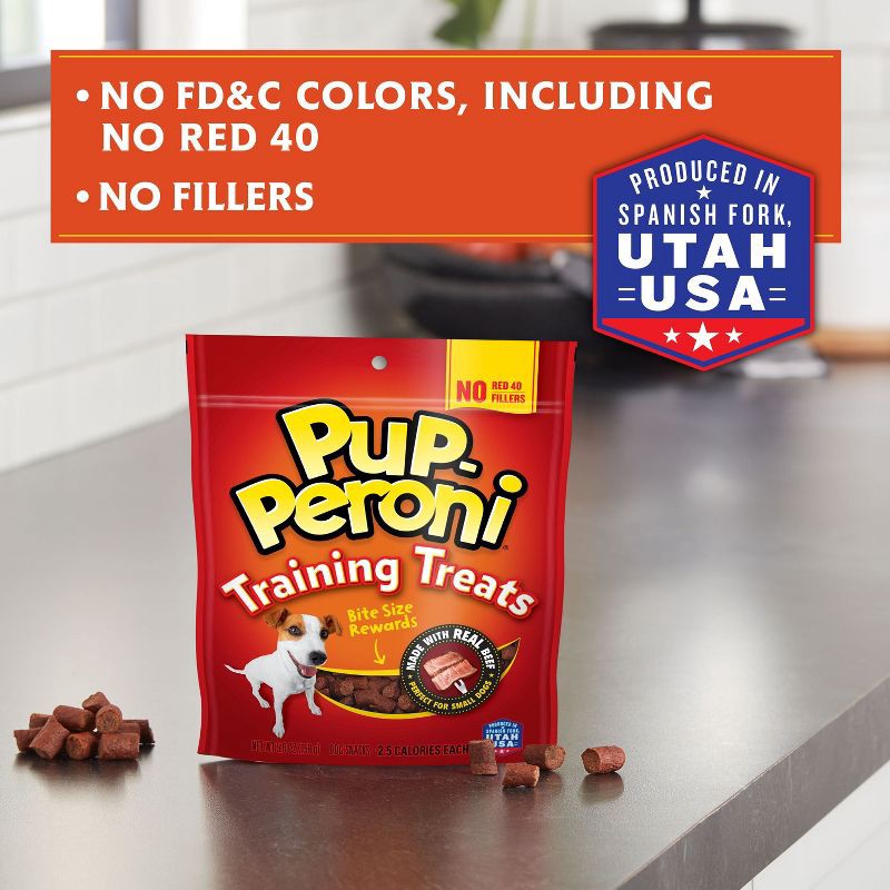 slide 3 of 4, Pup-Peroni Treats Peroni Beef Flavor Training Chewy Dog Treats - 5.6oz, 5.6 oz