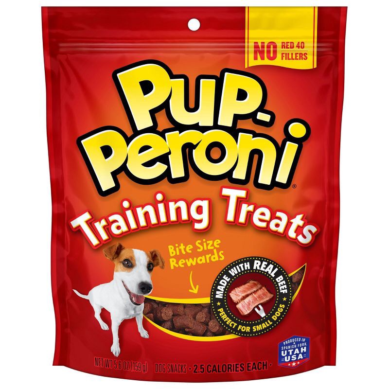 slide 1 of 4, Pup-Peroni Treats Peroni Beef Flavor Training Chewy Dog Treats - 5.6oz, 5.6 oz