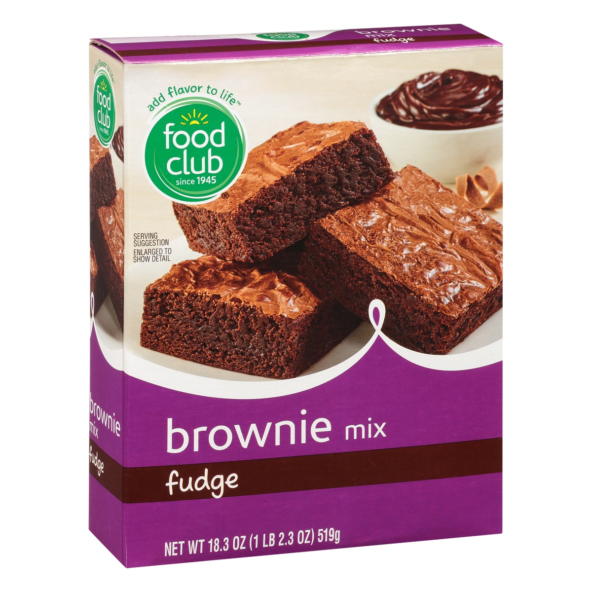 slide 2 of 10, Food Club Brownie Mix Fudge, 18.3 oz