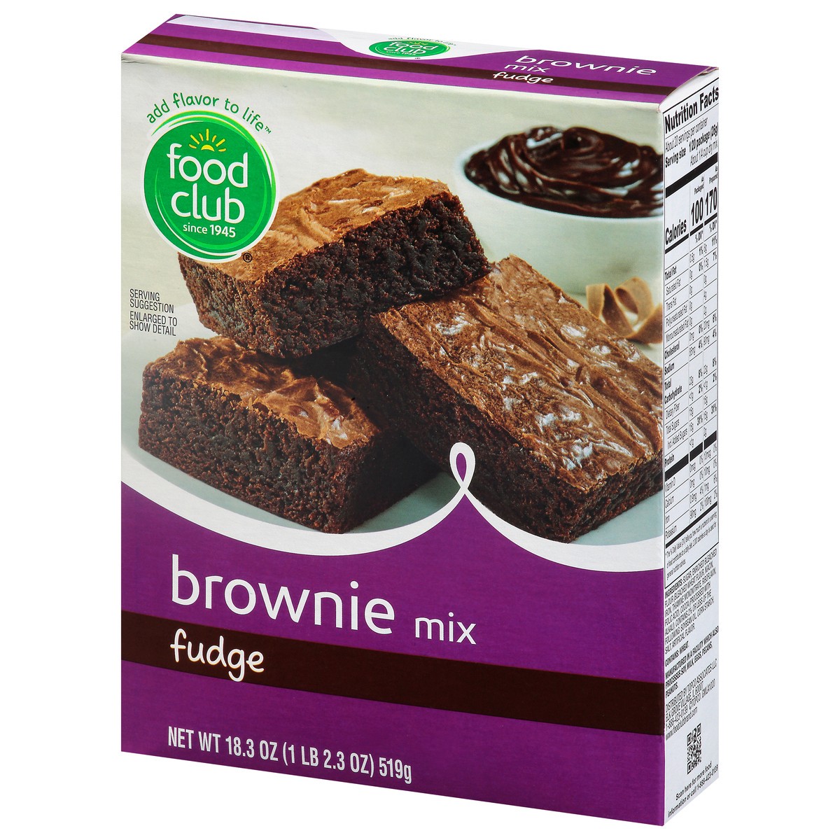 slide 3 of 11, Food Club Brownie Mix Fudge, 18.3 oz