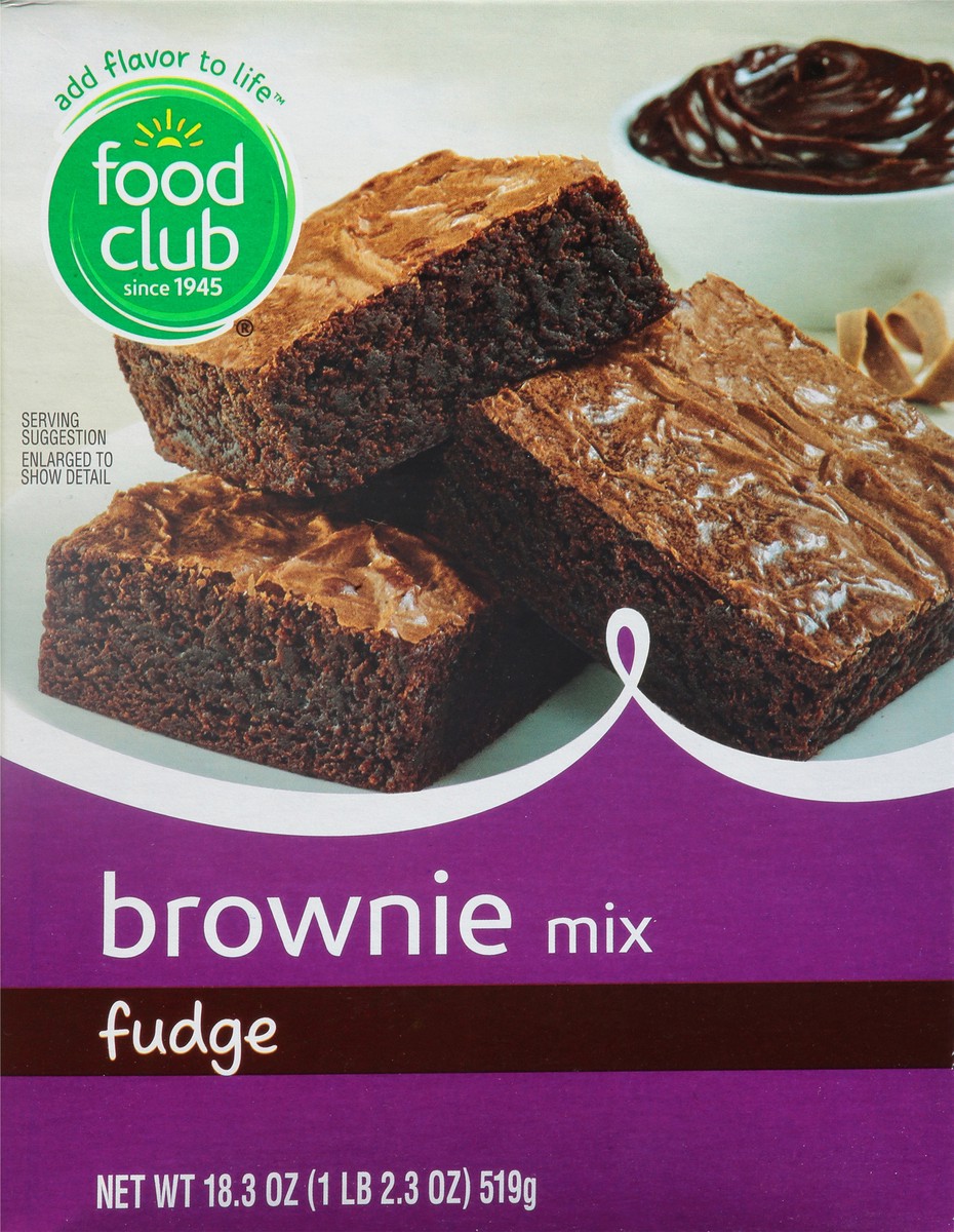 slide 9 of 11, Food Club Brownie Mix Fudge, 18.3 oz