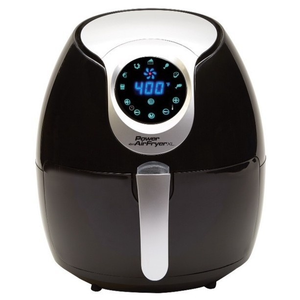 slide 1 of 3, As Seen on TV Digital Power Air Fryer XL, 5.3 qt