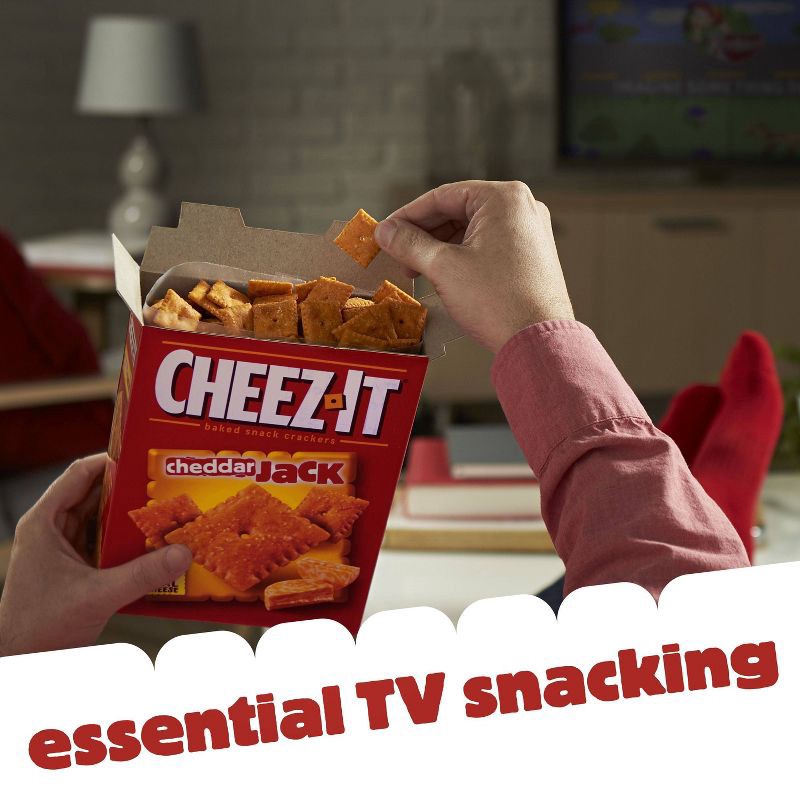 slide 5 of 8, Cheez-It Cheddar Jack Baked Snack Crackers 12.4oz, 12.4 oz