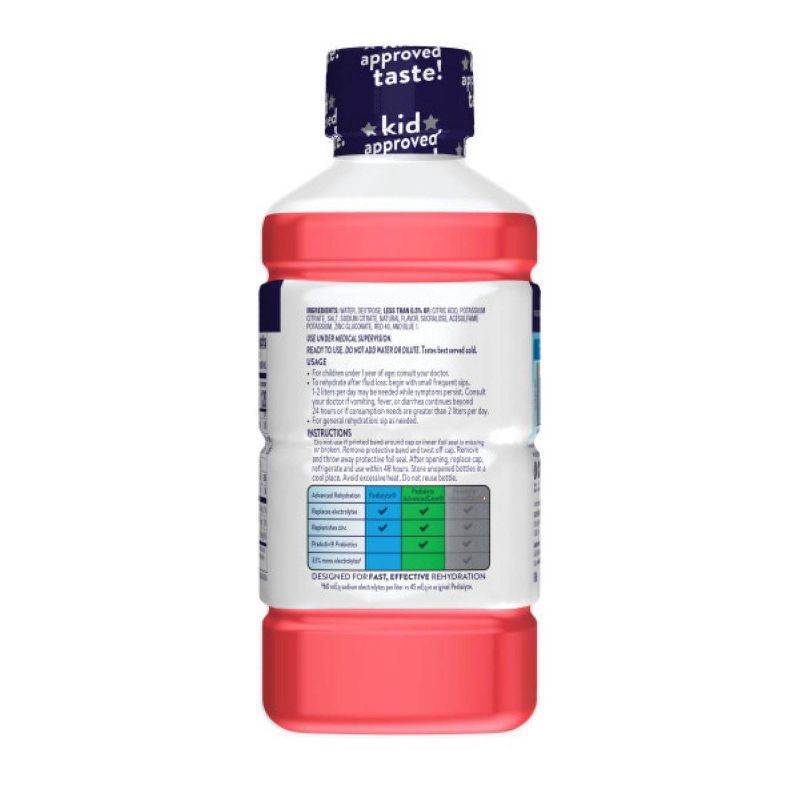 slide 2 of 8, Pedialyte Electrolyte Solution Hydration Drink - Strawberry - 33.8 fl oz, 33.8 fl oz