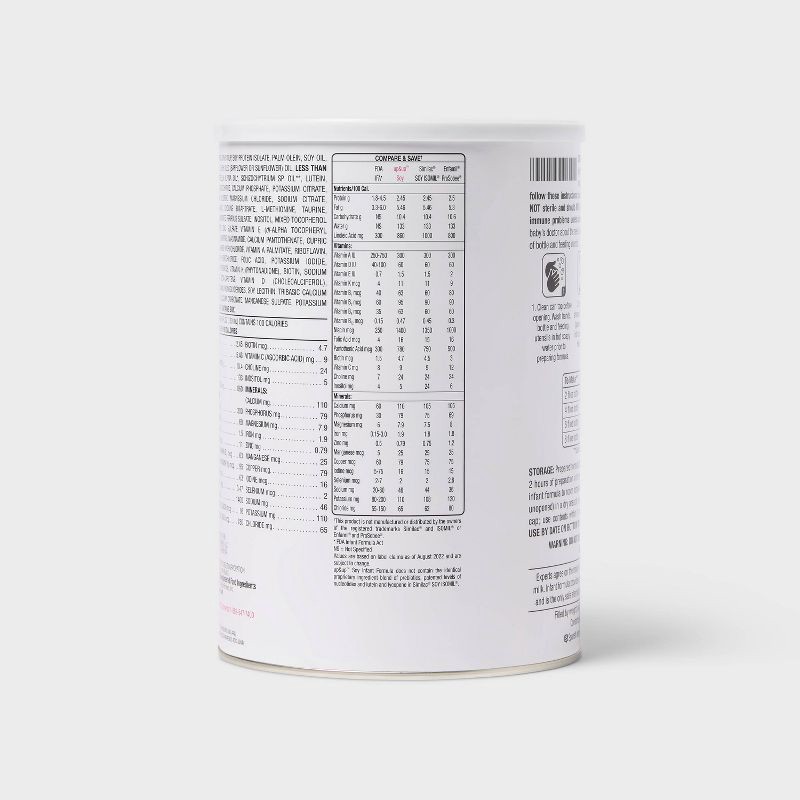 slide 6 of 8, Soy Powder Infant Formula - 36oz - up&up™, 36 oz