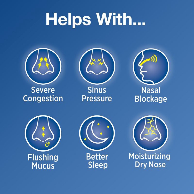 slide 5 of 8, Simply Saline Extra Strength for Severe Congestion Relief Nasal Mist - 4.6oz, 4.6 oz