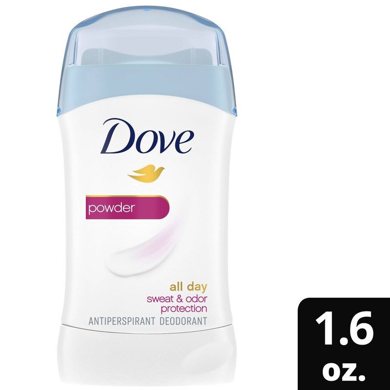 slide 1 of 7, Dove Beauty Powder 24-Hour Invisible Solid Antiperspirant & Deodorant Stick - Trial Size - 1.6oz, 1.6 oz