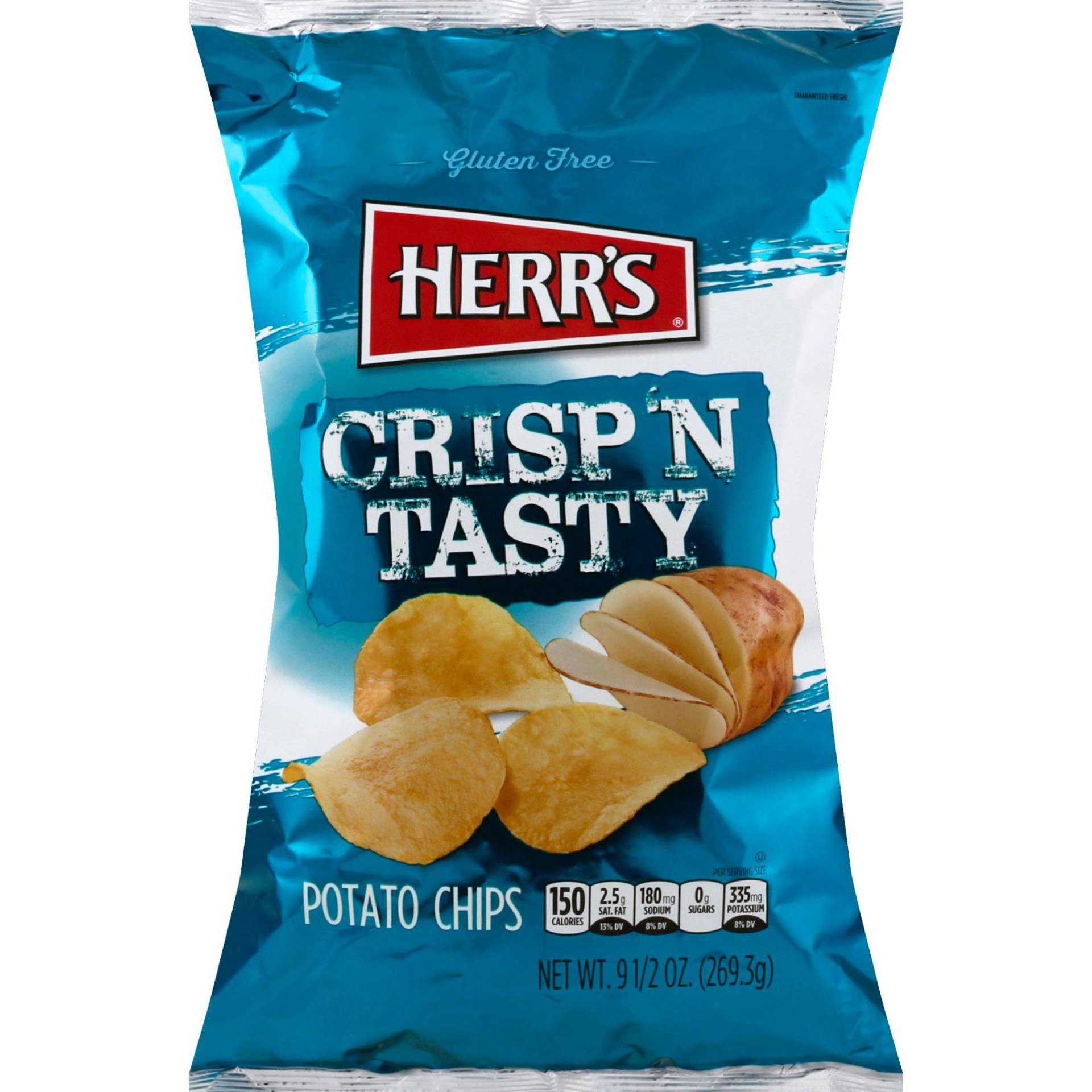 slide 1 of 1, Herr's Original Flavored Crisp'N Tasty Potato Chips, 10.5 oz