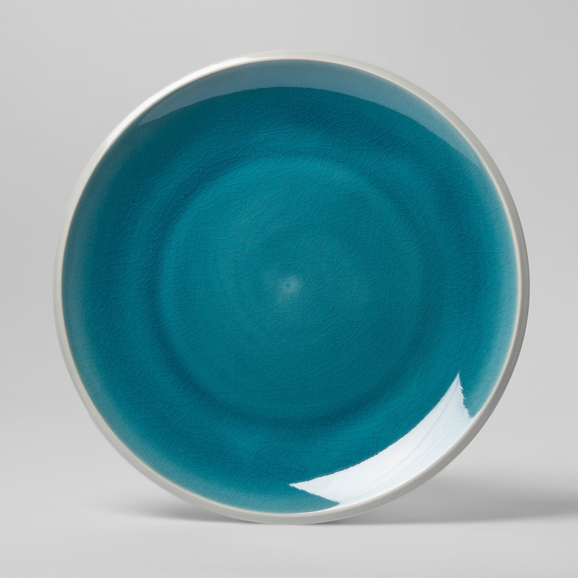 slide 1 of 1, Project 62 Portel Stoneware Dinner Plate - Teal, 10 in