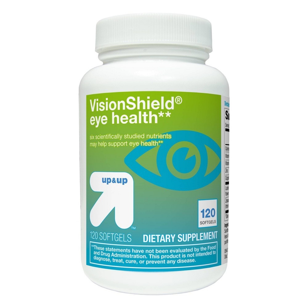 up & up Vision Shield Eye Health Dietary Supplement Mini Softgels 120 ...