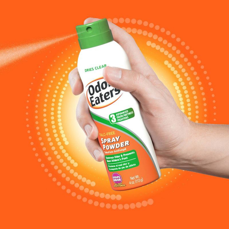 slide 3 of 5, Odor-Eaters Foot Spray Powder - 4oz, 4 oz