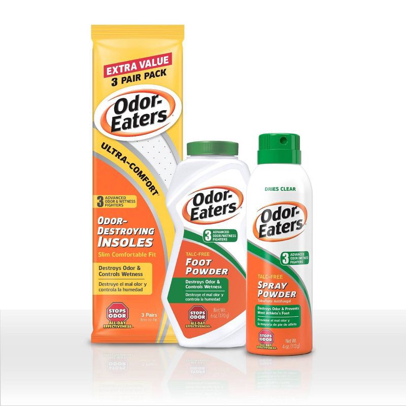 slide 4 of 5, Odor-Eaters Foot Spray Powder - 4oz, 4 oz